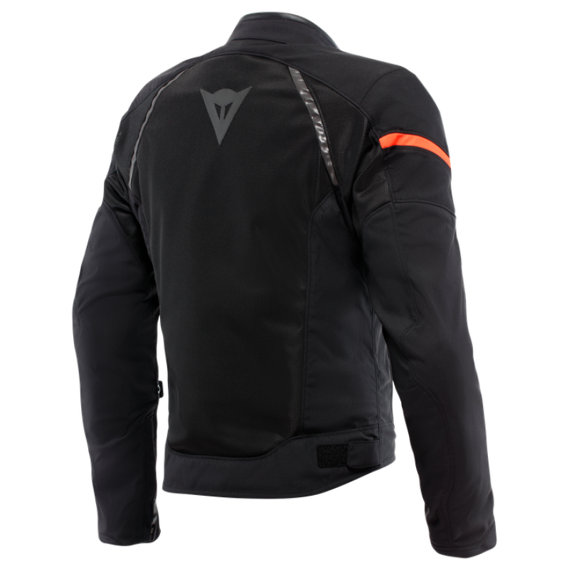 Dainese Air Frame 3 Tex Jacket Black/Black/Red Fluorescent Size - 48