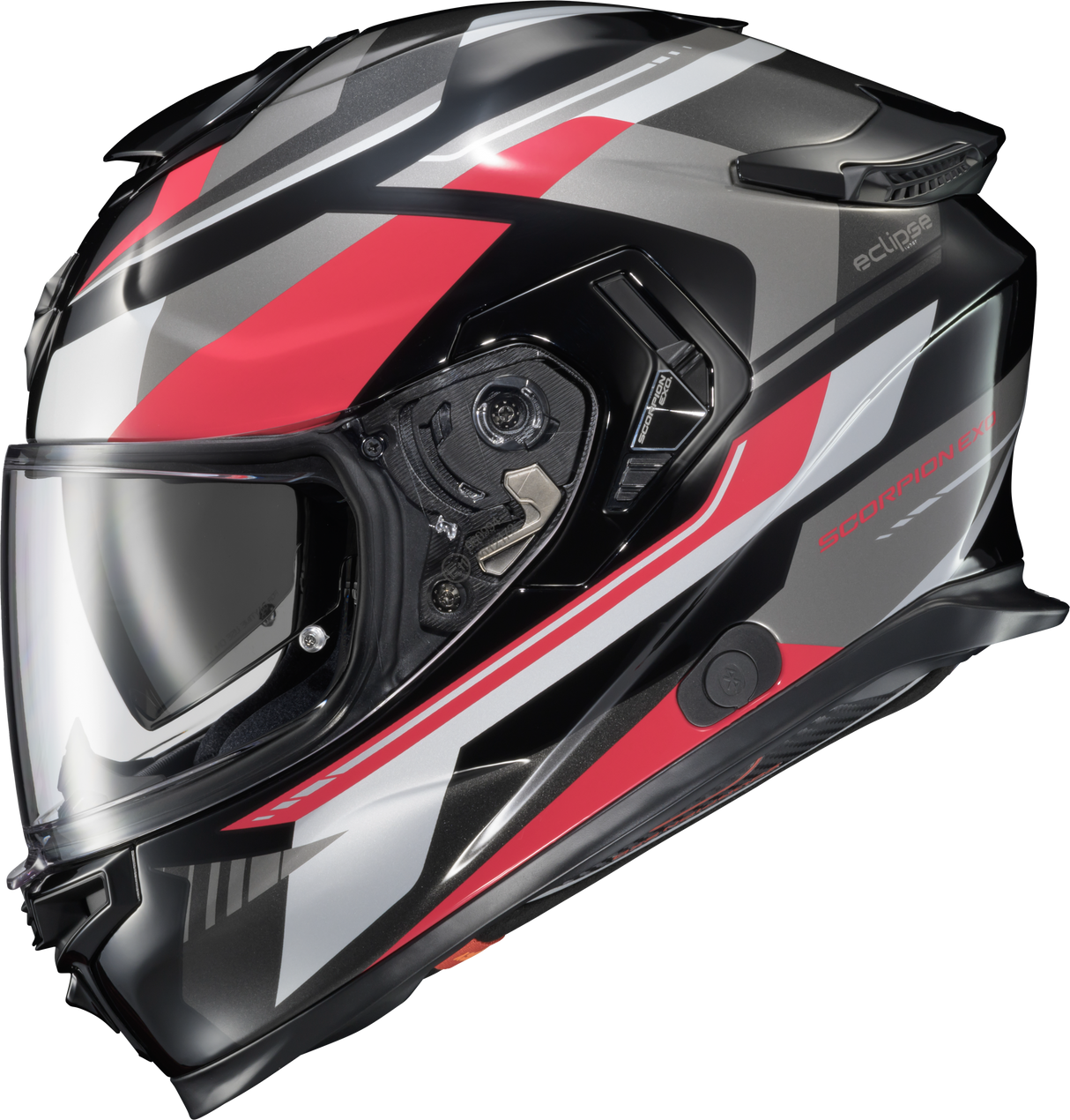 Exo Eclipse Full Face Helmet Lunar Red/White/Black 2x