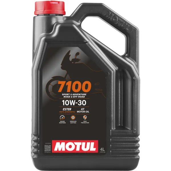 Motul 7100 4T Synthetic Motorcycle Oil – 10W-30 – 4L