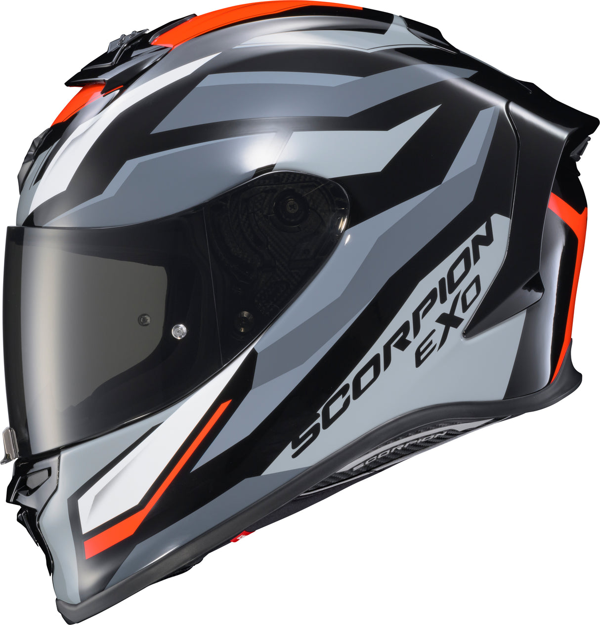 Exo R1 Air Full Face Helmet Raven Black/Red/Grey 2x