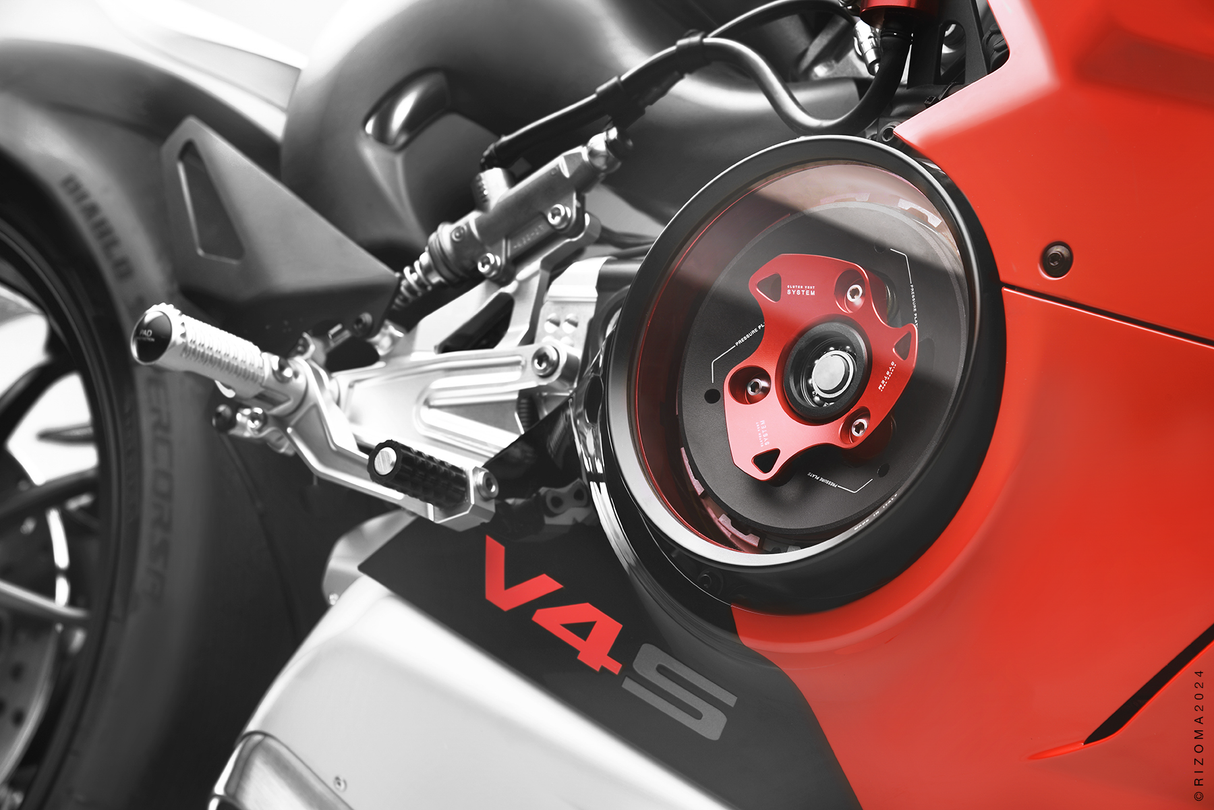 Clutch Cover Red Duc V4