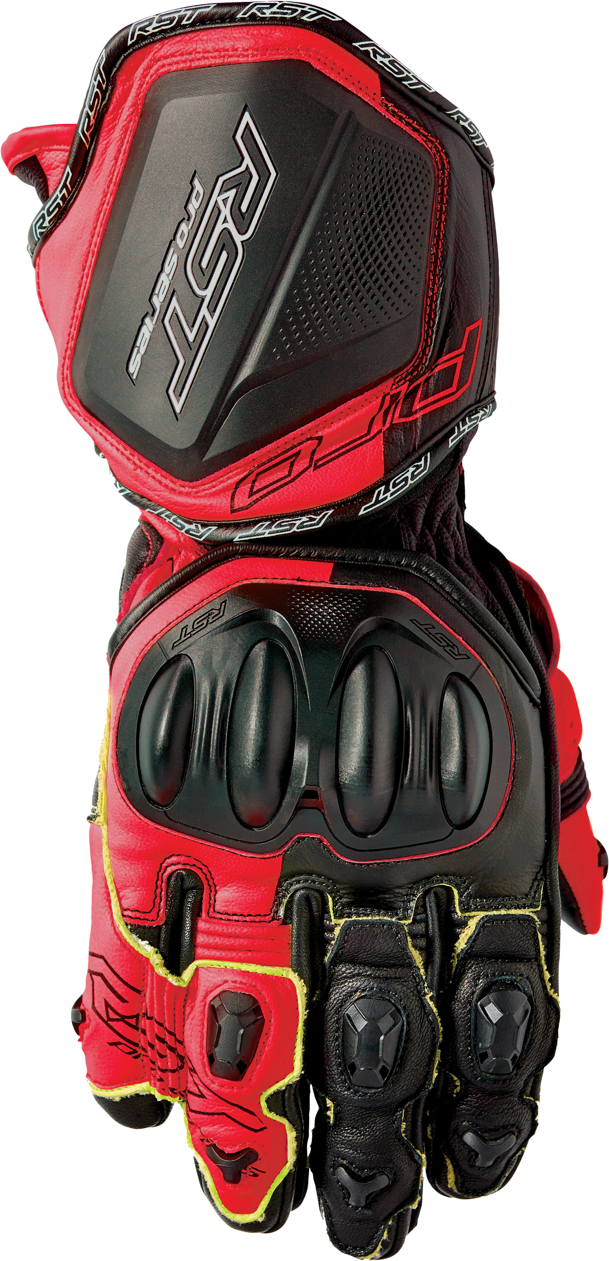 Pro Series Gp D3o Gloves White/Red Leather Sm