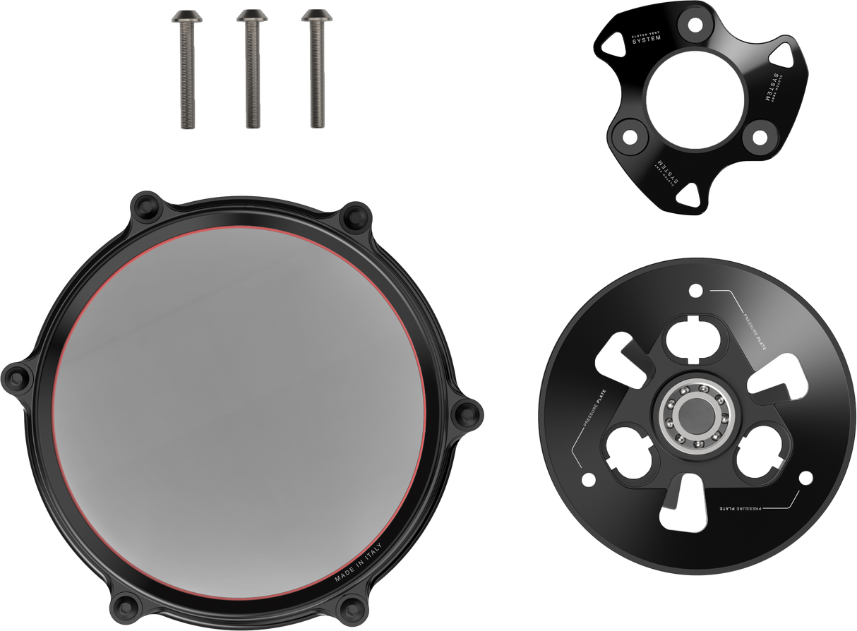 Clutch Cover Black Duc V4