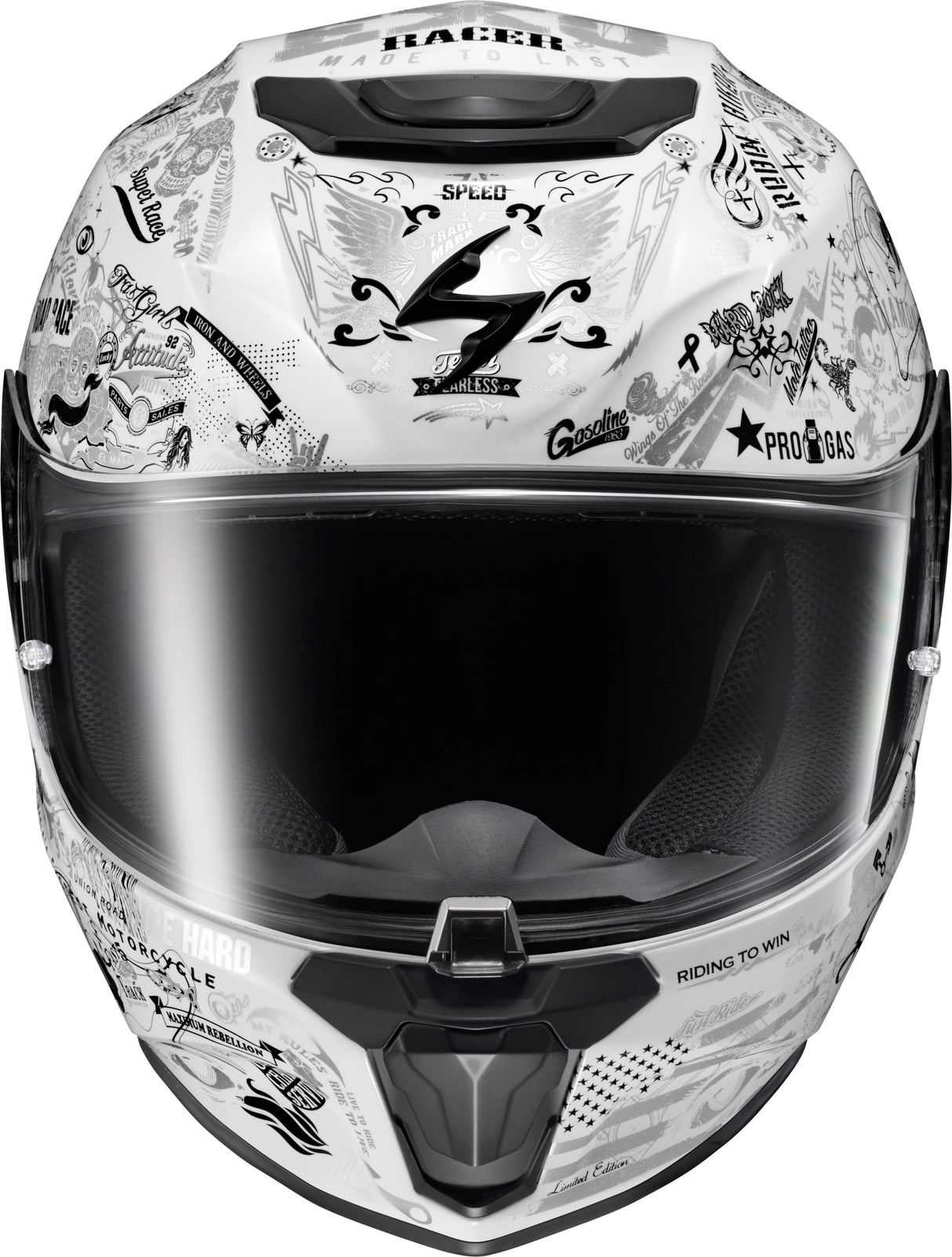Exo R330 Full Face Helmet Shake 2 White 2x