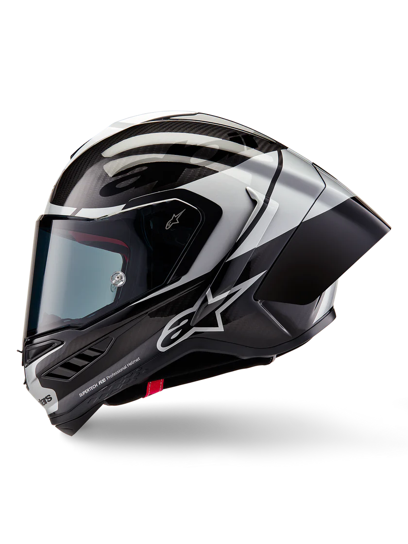Alpinestars Supertech R10 Helmet – Element (Carbon / Silver / Black)