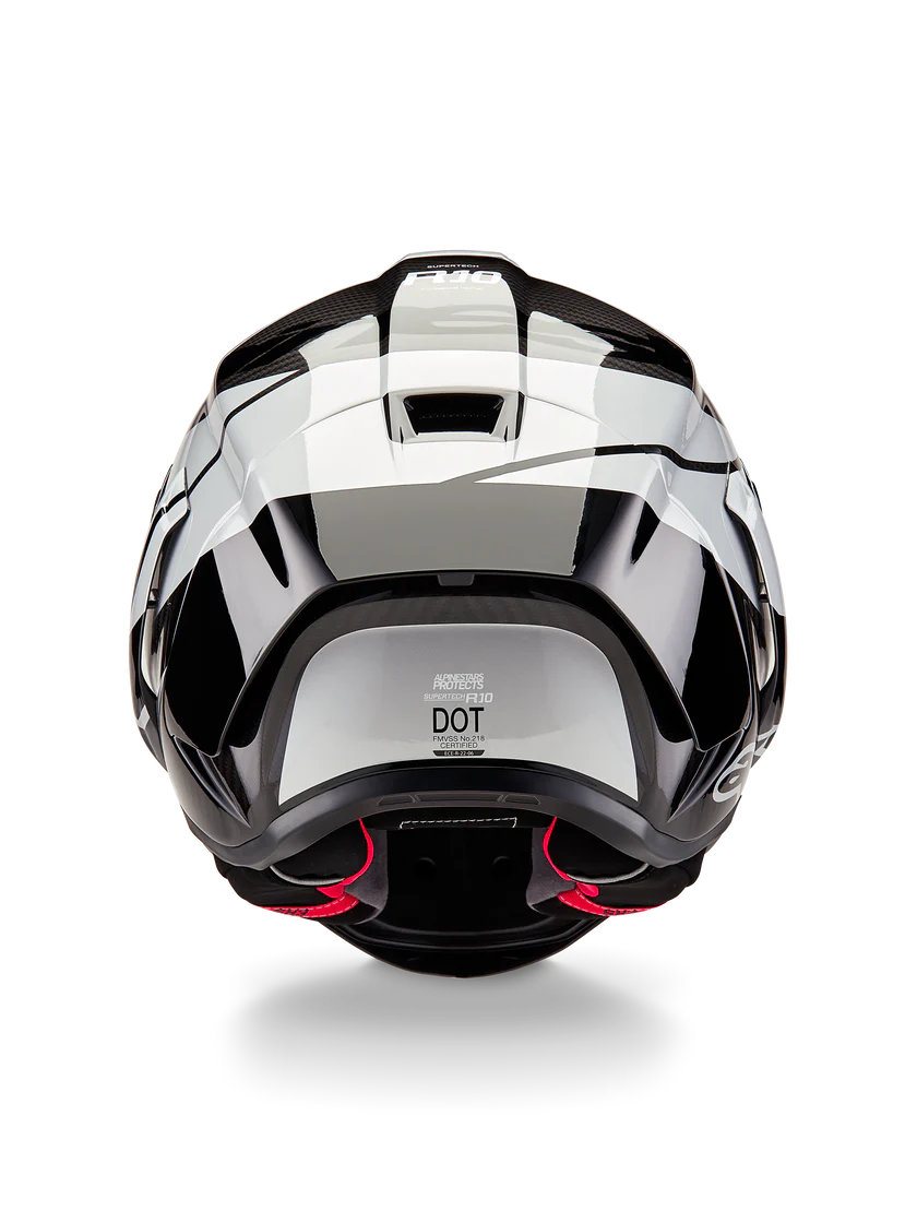 Alpinestars Supertech R10 Helmet – Element (Carbon / Silver / Black)