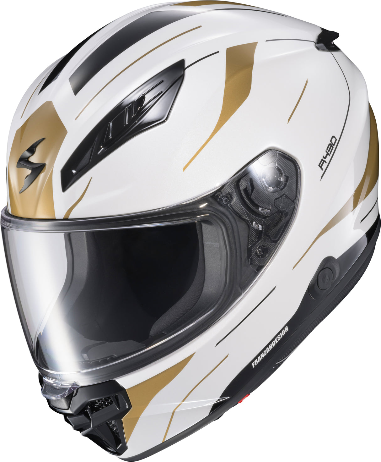Exo R430 Full Face Helmet Cutlass White/Gold 2x