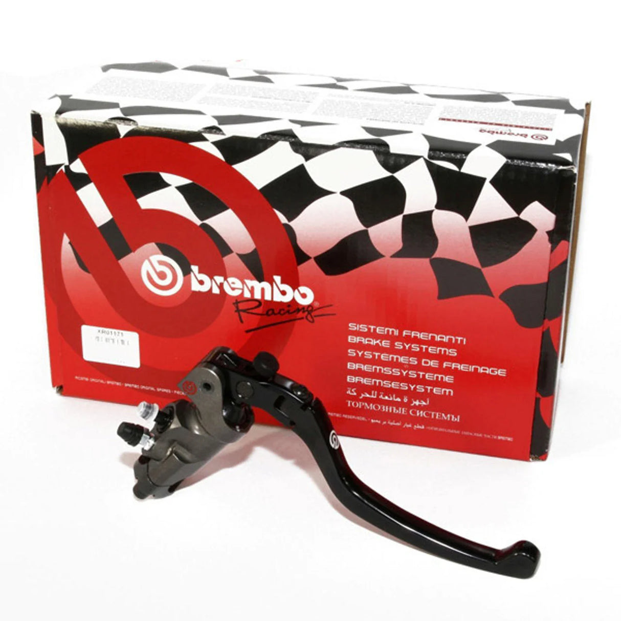 Brembo 19×20 XR0 Brake Master Cylinder – Billet Racing Radial