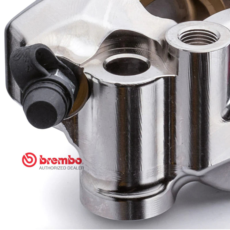 Brembo GP4-RX Monobloc Front Caliper Set – 108mm Radial Mount (Nickel)