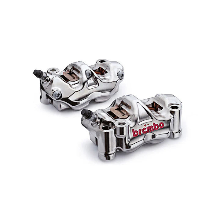 Brembo GP4-RX Monobloc Front Caliper Set – 100mm Radial Mount (Nickel)