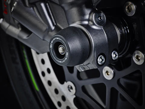 Evotech Performance Front Axle Sliders – Kawasaki Ninja H2 / H2R / ZX-10R (2011–2025+)