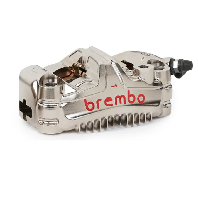 Brembo GP4-MS Monobloc Front Caliper Set – 108mm Radial Mount (Nickel)