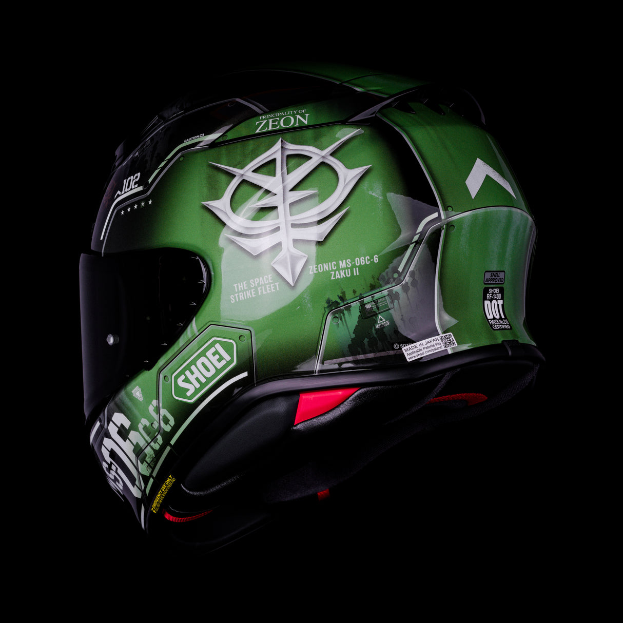 Shoei RF-1400 MS-06C Zaku II - Limited Edition