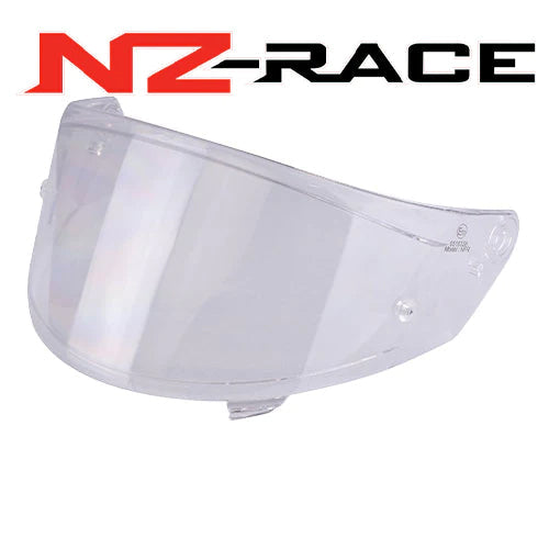 Front Quarter View of Clear NZ-Race Visor