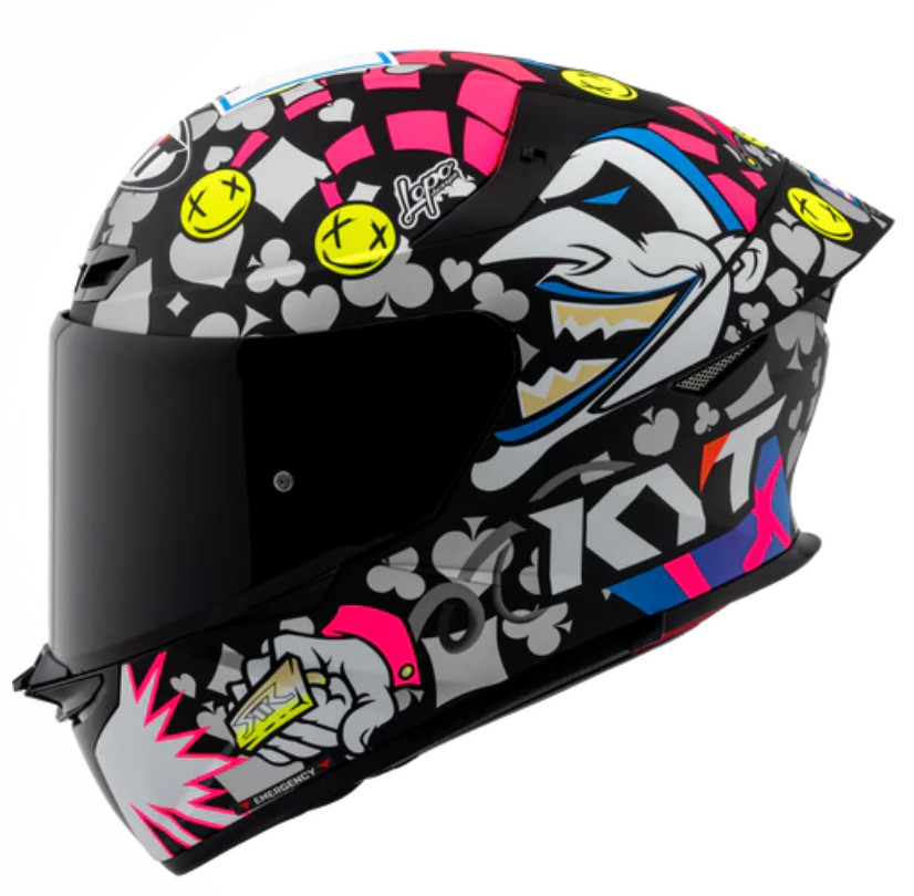 KYT TT Revo Helmet - Riccardo Rossi 2022 Replica