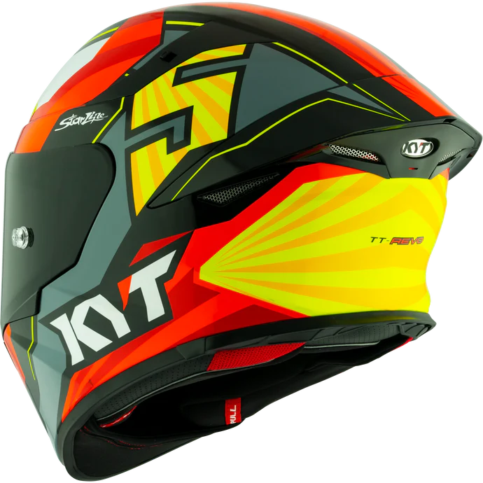 KYT TT Revo Helmet - Flux Replica