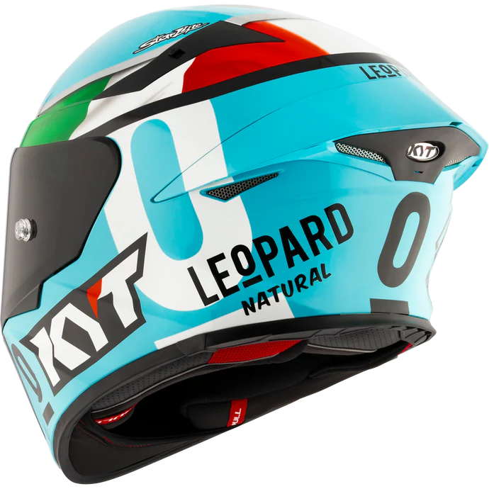KYT TT Revo Helmet – Leopard Replica Tri-Color