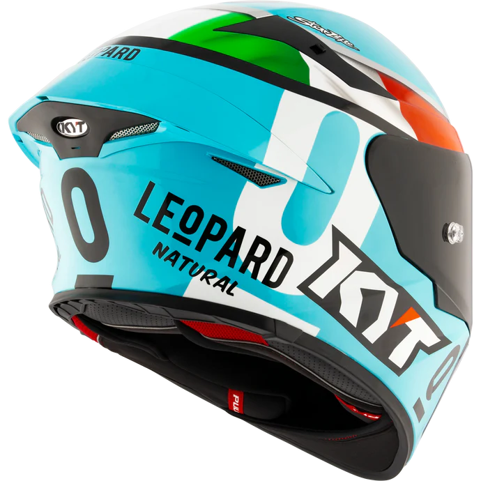 KYT TT Revo Helmet – Leopard Replica Tri-Color