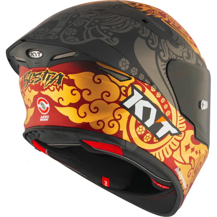 KYT TT Revo Helmet – Enea Bastianini Indonesia 2024 Replica