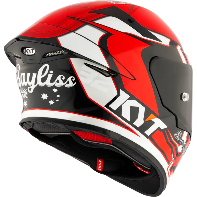 KYT TT Revo Helmet - Bayliss Replica