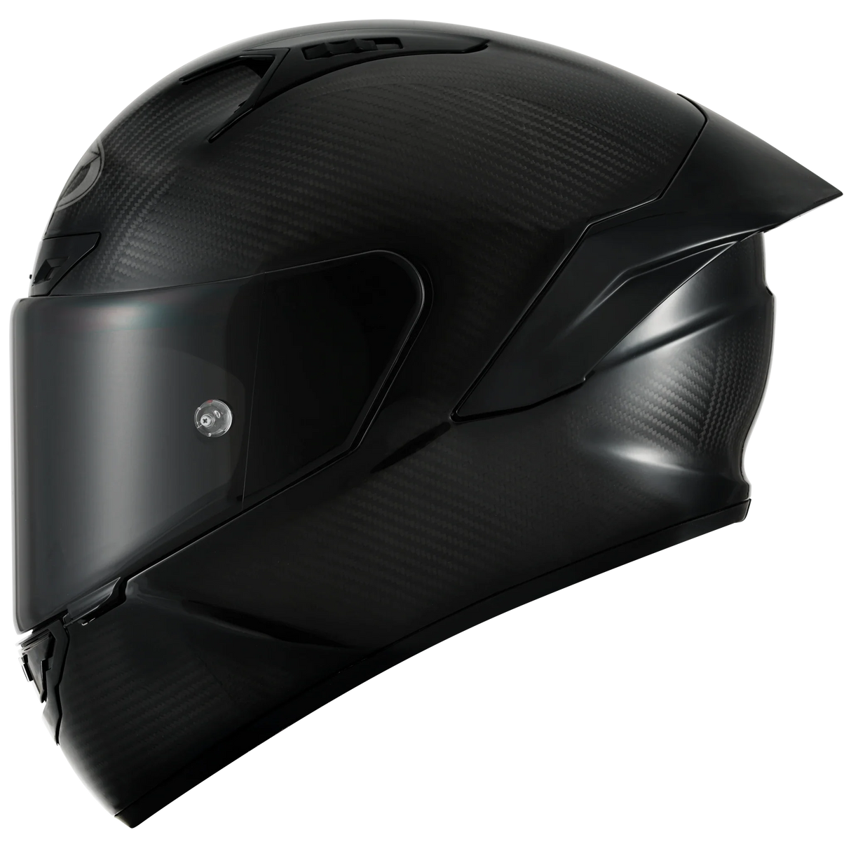 Left Side View of KYT NZ-Race Carbon Glossy Motorcycle Helmet