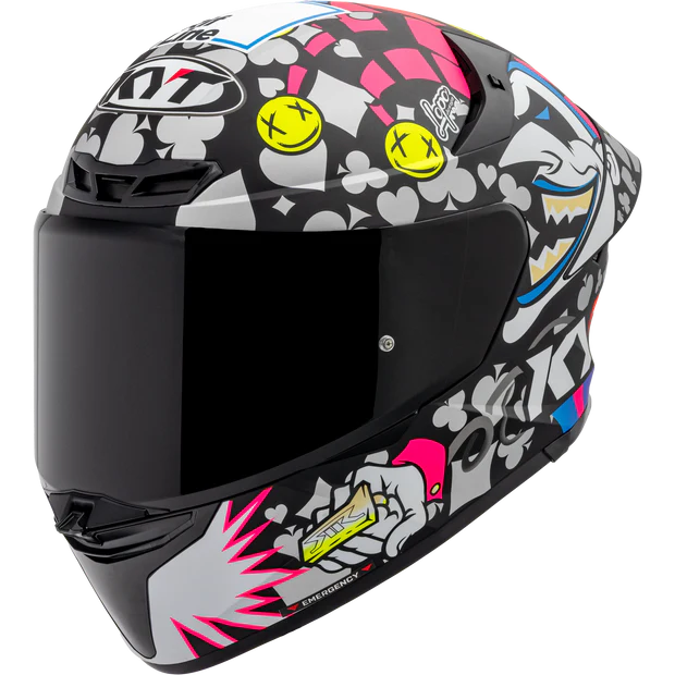 KYT TT Revo Helmet - Riccardo Rossi 2022 Replica