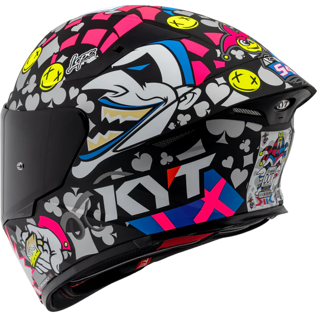 KYT TT Revo Helmet - Riccardo Rossi 2022 Replica
