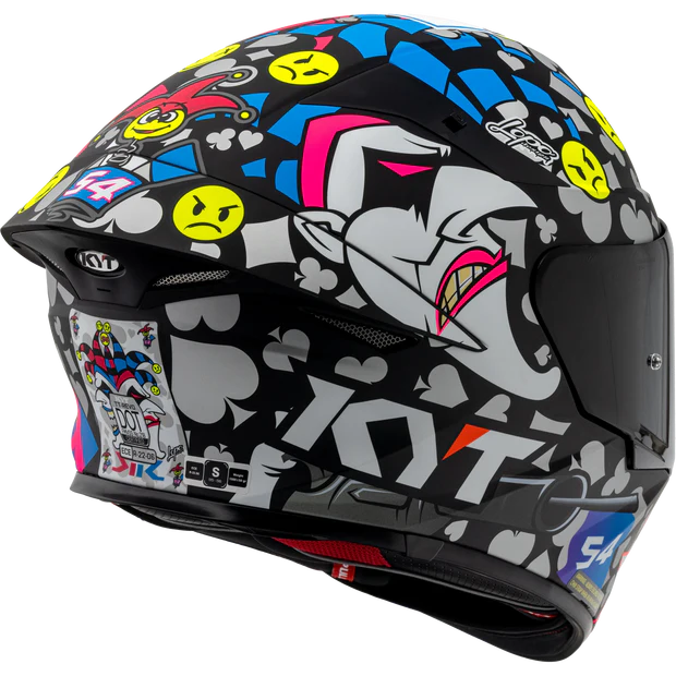 KYT TT Revo Helmet - Riccardo Rossi 2022 Replica