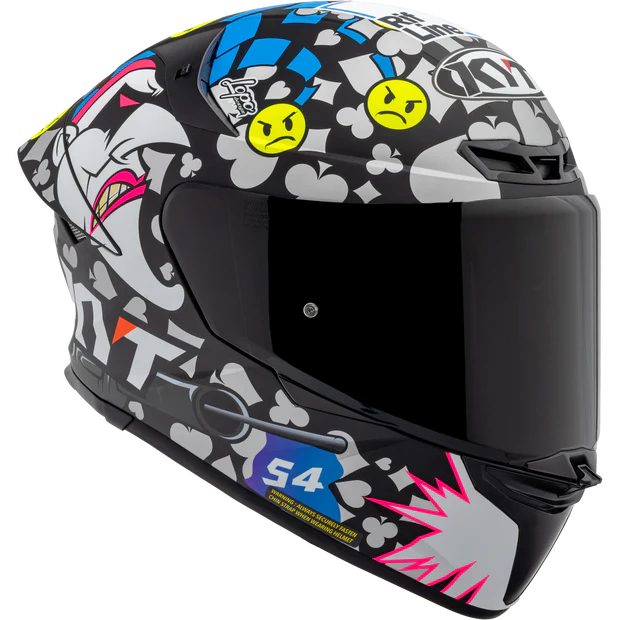 KYT TT Revo Helmet - Riccardo Rossi 2022 Replica