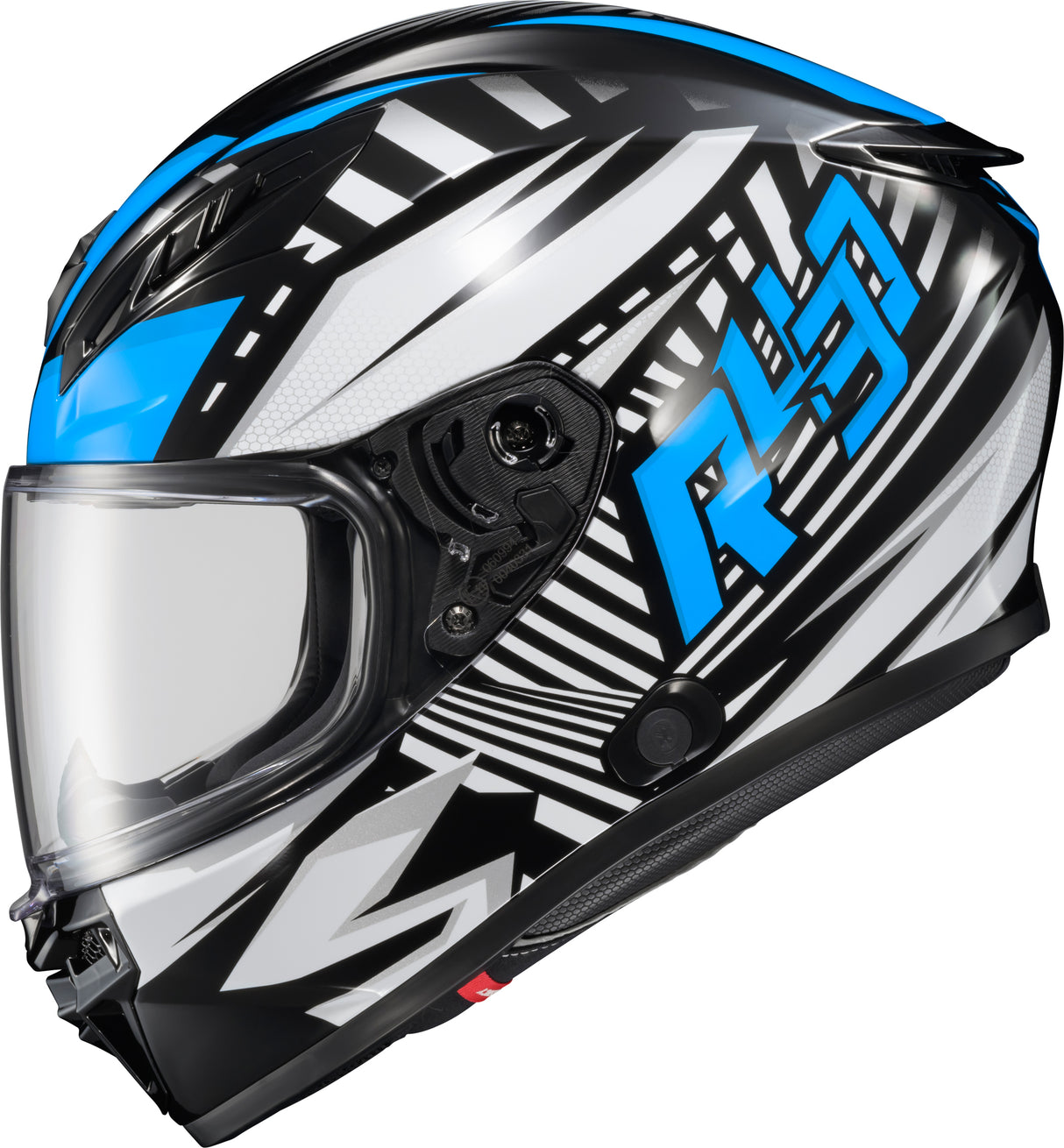 Exo R430 Full Face Helmet Head Trip Light Blue 2x