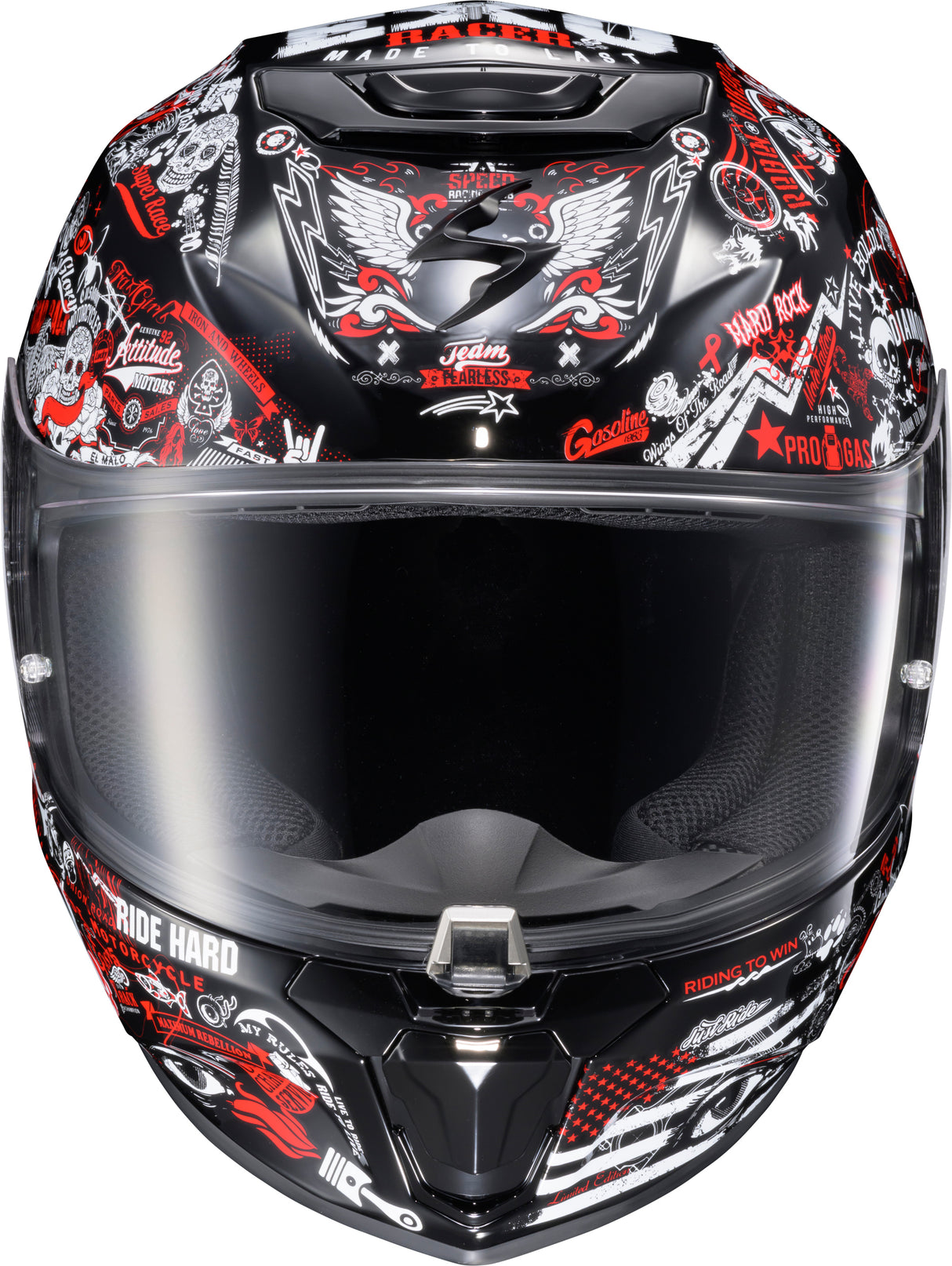 Exo R330 Full Face Helmet Shake 2 Red 2x