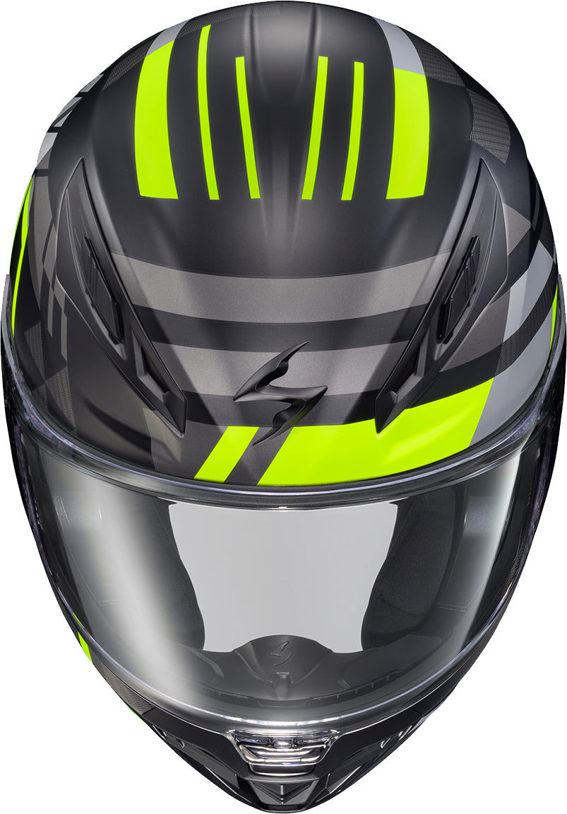 Exo R430 Full Face Helmet Paradox Hi Viz 2x