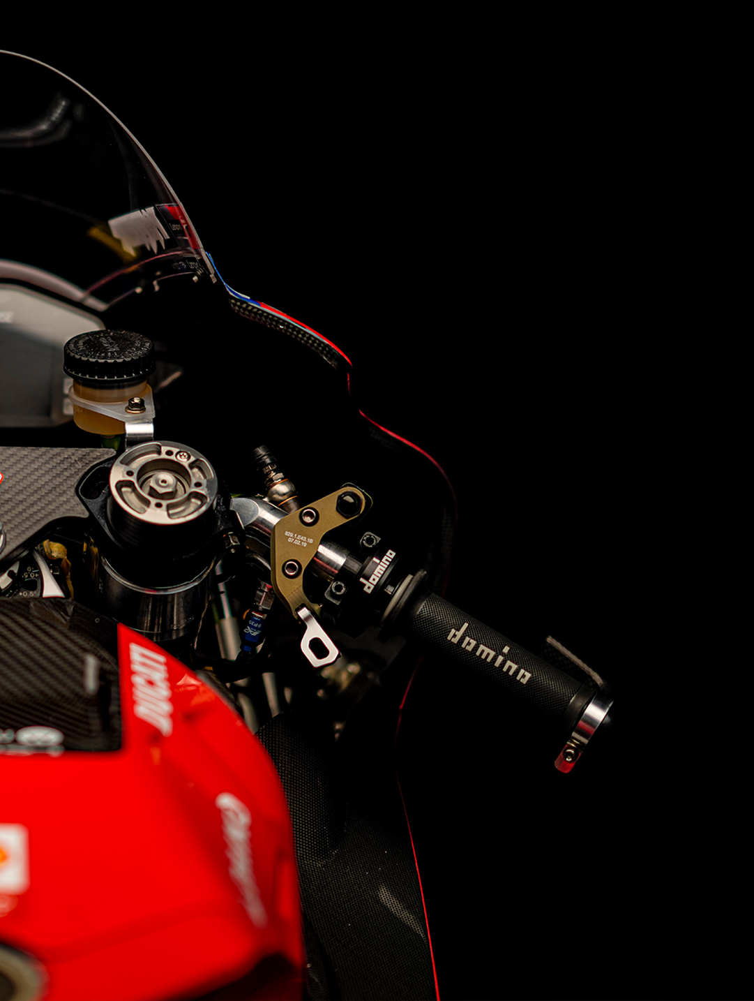 Motogp Grips Black/Grey Pair