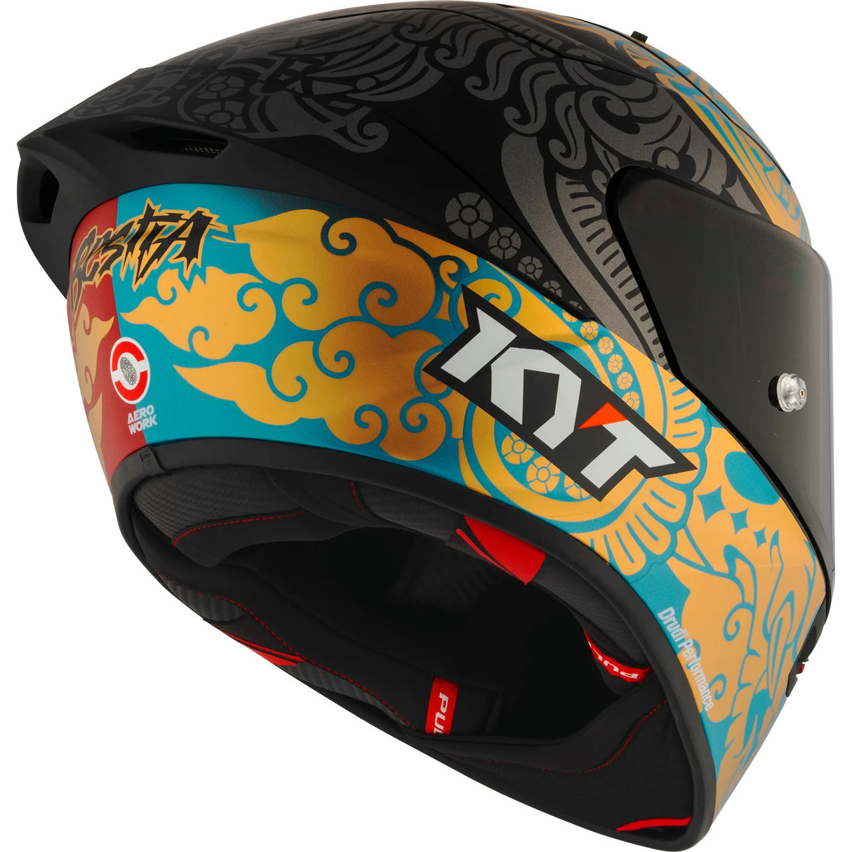 KYT KX-1 Race GP Helmet – Bastianini 2023 Race Replica – Indonesia Edition