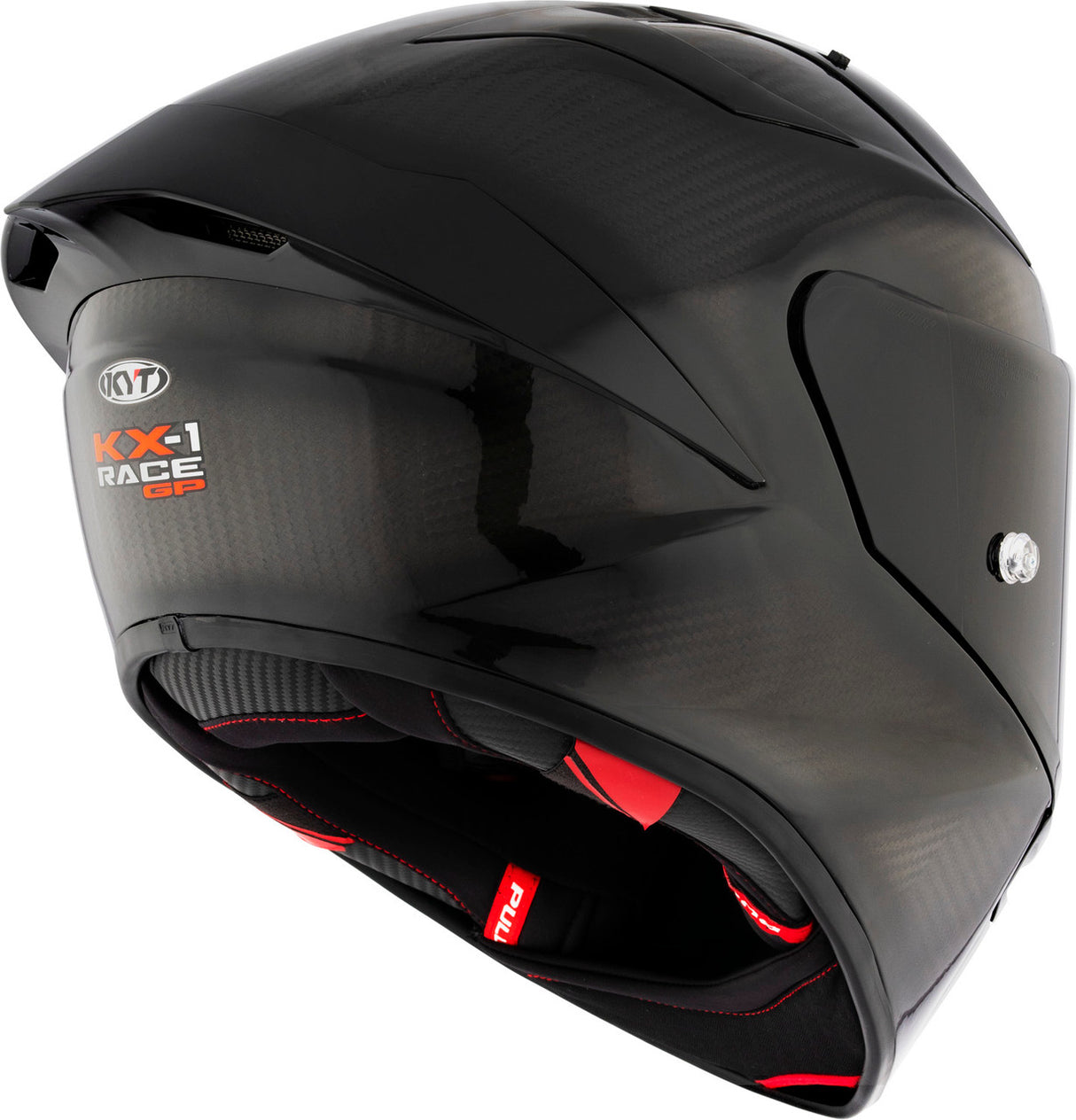 KYT KX-1 Race GP Helmet - Glossy Carbon