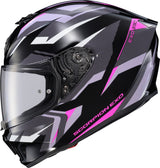 Exo R330 Full Face Helmet Saga Black/Pink/Purple 2x