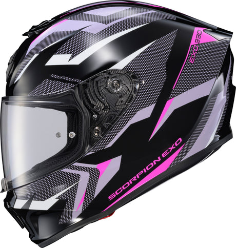 Exo R330 Full Face Helmet Saga Black/Pink/Purple 2x