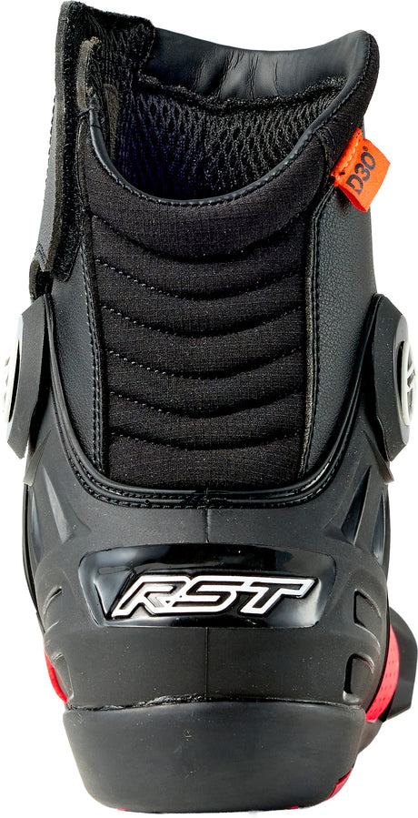 Tractech Evo D3o Short Boot Black/Flo Red 7