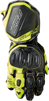 Pro Series Gp D3o Gloves Black/Flo Yellow Leather Sm