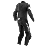Dainese Tosa 1PC Leather Suit Perforated Black/Black/White Size - 44