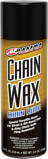 MAXIMA RACING OIL Chain Wax Lube - 5.5 oz. net wt. - Aerosol 74908