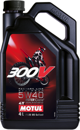 MOTUL 300V Offroad Synthetic Oil - 5W-40 - 4L 104135