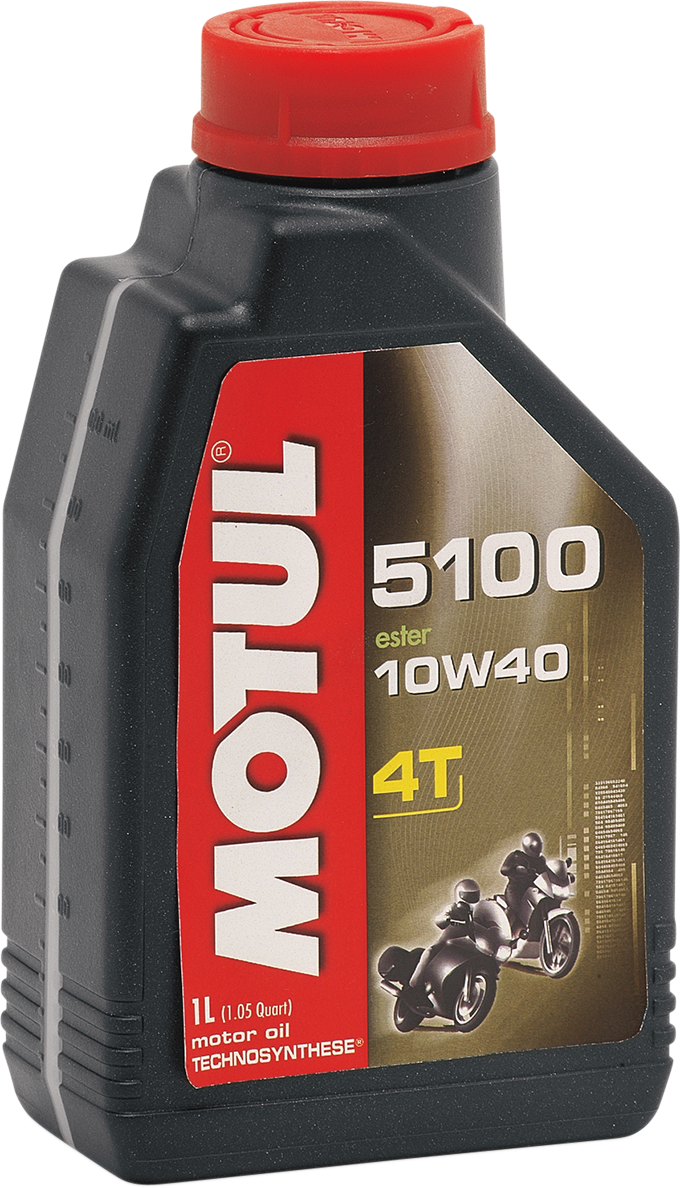 MOTUL 5100 4T Synthetic Blend Oil - 10W-40 - 1L 104066