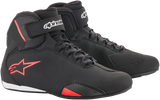 ALPINESTARS Sektor Shoes - Black/Red - US 6.5 / EU 38.5 2515518-13-6.5