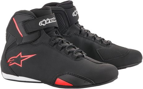 ALPINESTARS Sektor Shoes - Black/Red - US 6.5 / EU 38.5 2515518-13-6.5