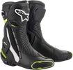 ALPINESTARS SMX Plus Boots - Black/White/Yellow Fluorescent - US 6.5 / EU 40 2221019-125-40