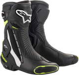 ALPINESTARS SMX Plus Boots - Black/White/Yellow Fluorescent - US 6.5 / EU 40 2221019-125-40
