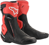 ALPINESTARS SMX Plus Vented Boots - Black/Red - US 7.5 / EU 41 2221119-13-41