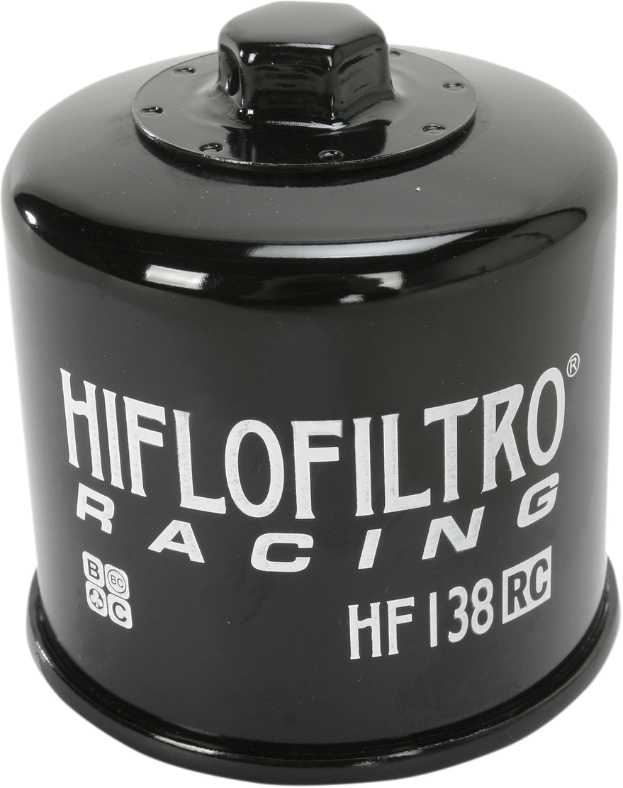 HIFLOFILTRO Racing Oil Filter - Black HF138RC