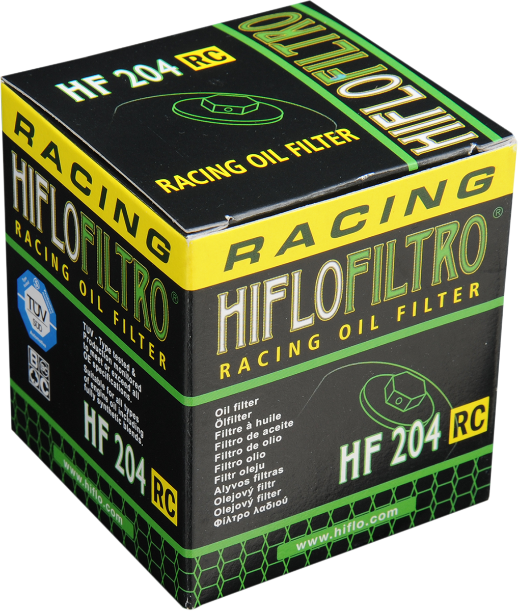 HIFLOFILTRO Racing Oil Filter - Black HF204RC